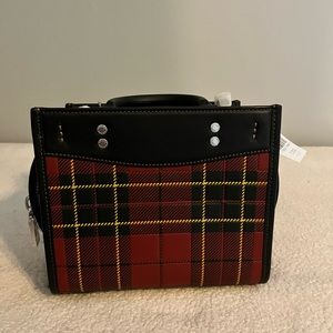 Brand New - Coach Rogue 20 Plaid Print
